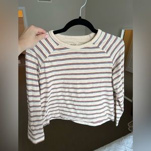 Cropped Madewell bell-sleeve shirt